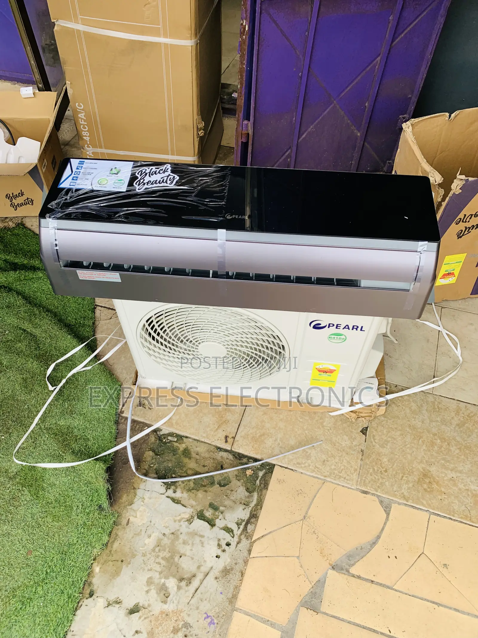 Pearl 2.0hp Mirror Air Conditioner Ac Black