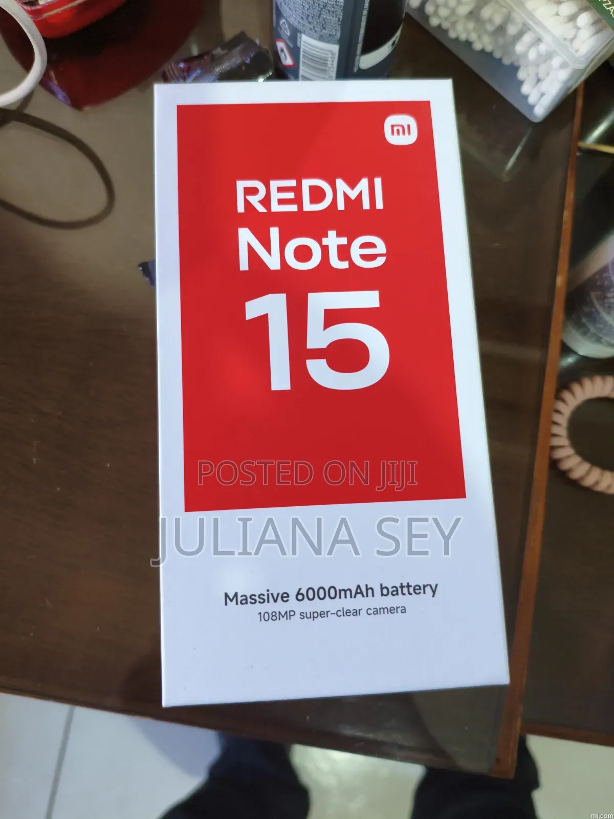 New Xiaomi Redmi Note 15 256 GB Black