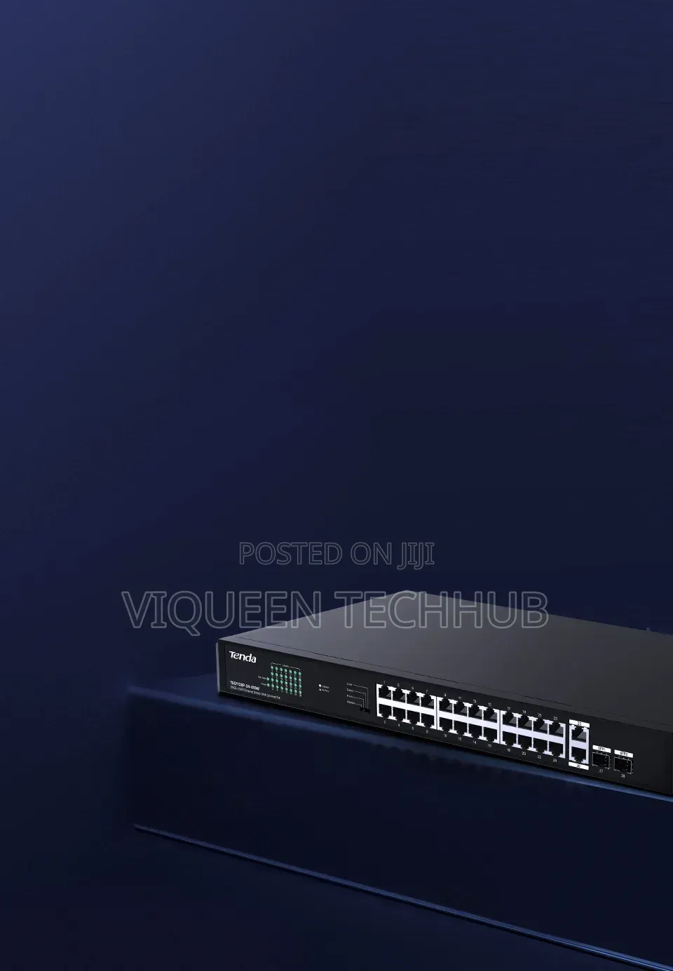 24ge+2sfp Ethenet Switch With 24 Port Ppe With 370w Poe