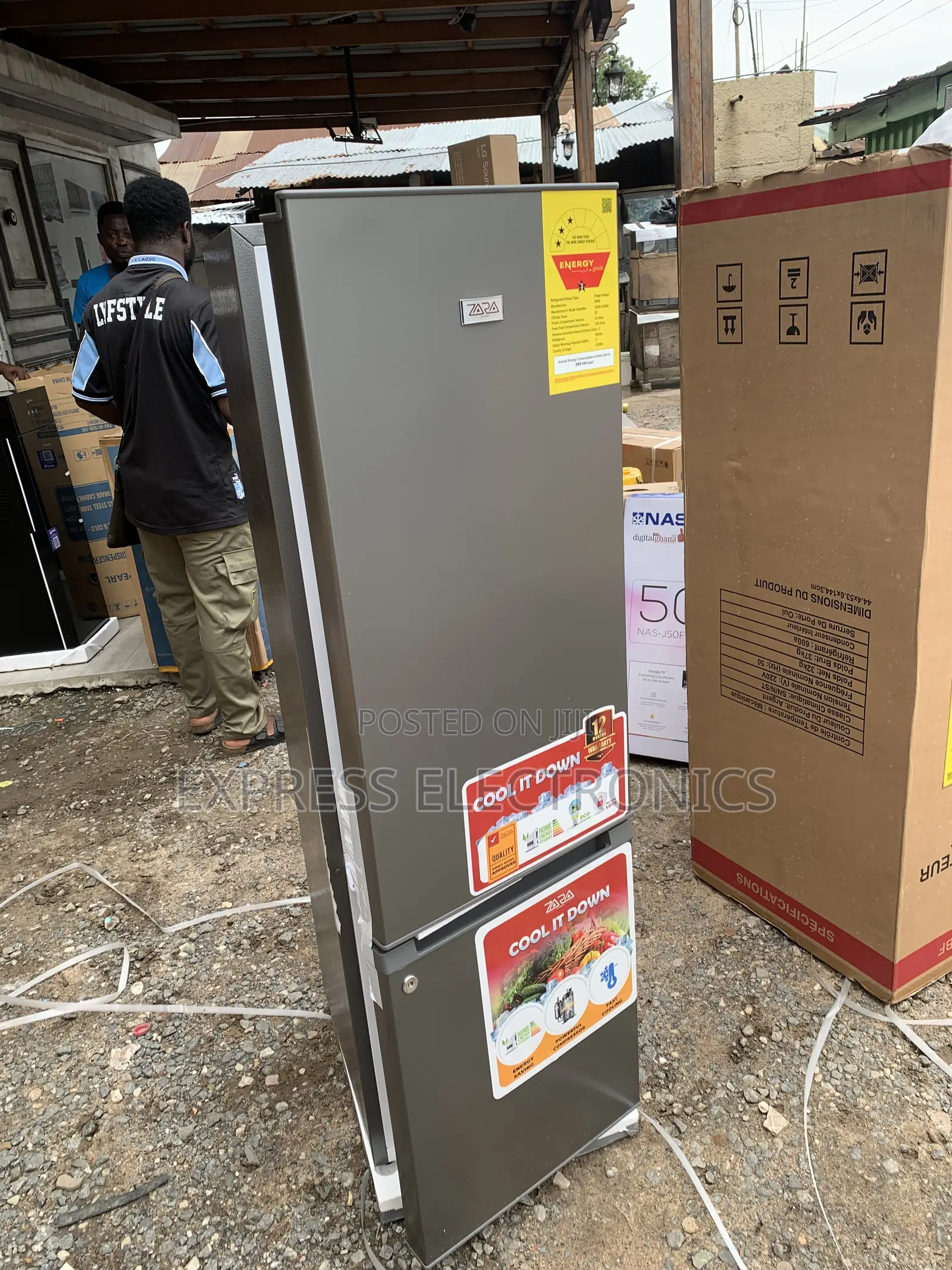 Cool Price Zara 240bf Double Door Fridge Bottom Freezer