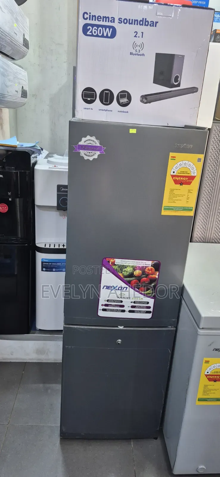 Wonderful Nexon Bottom Freezer 157l Double Door for Sale