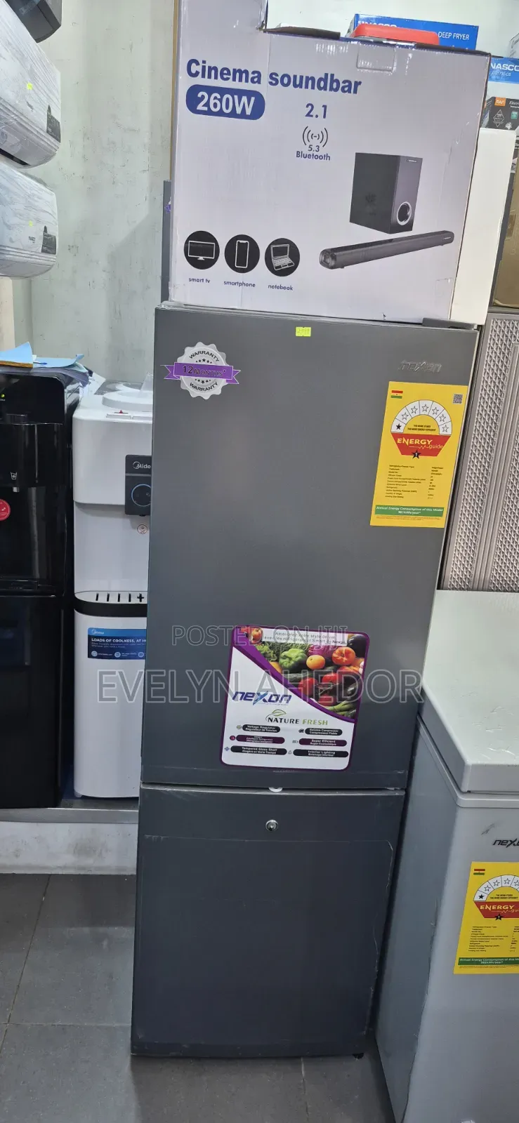 Wonderful Nexon Bottom Freezer 157l Double Door for Sale