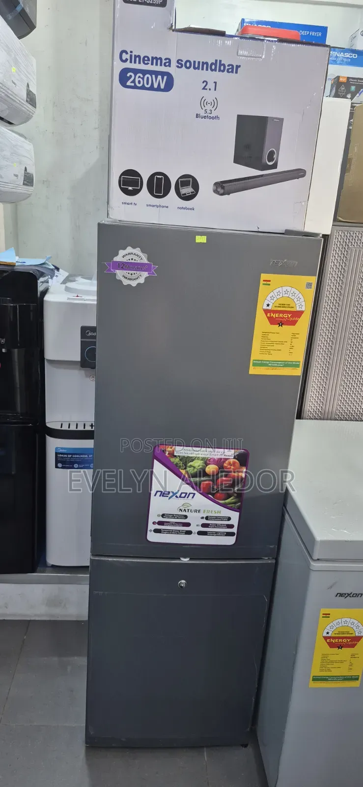 Wonderful Nexon Bottom Freezer 157l Double Door for Sale