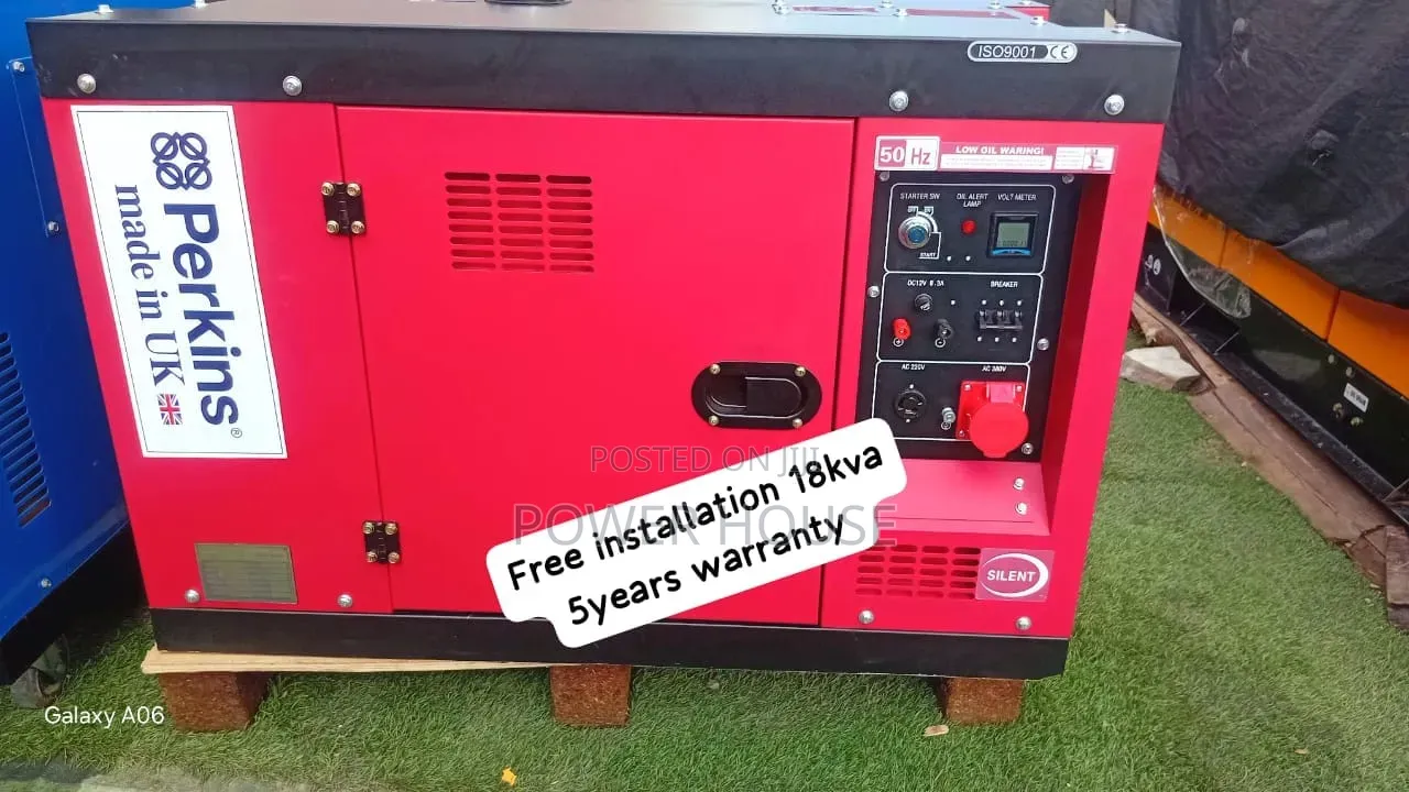 Heavy-Duty Perkins 18kva Diesel Generator–Built for Performance 18kva