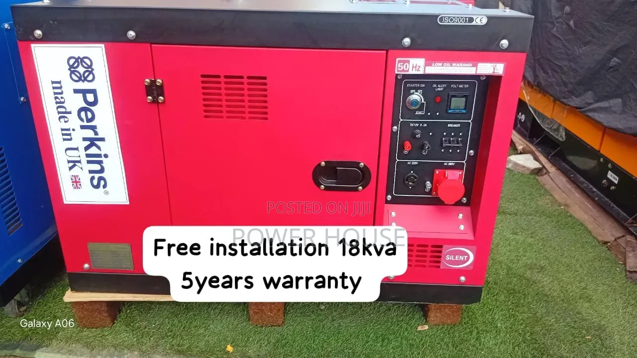 Trusted Power Solution– Perkins 18kva Diesel Generator Available Today