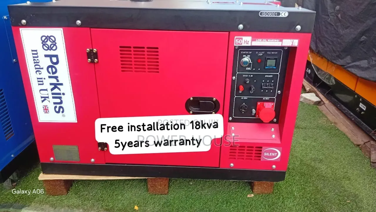 Trusted Power Solution– Perkins 18kva Diesel Generator Available Today