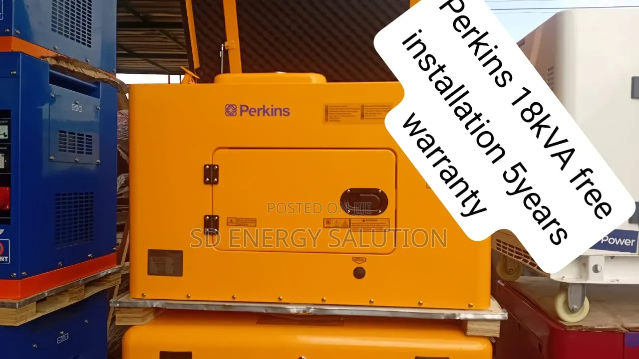 Heavy-Duty Perkins 18kva Diesel Generator for Commercial Use