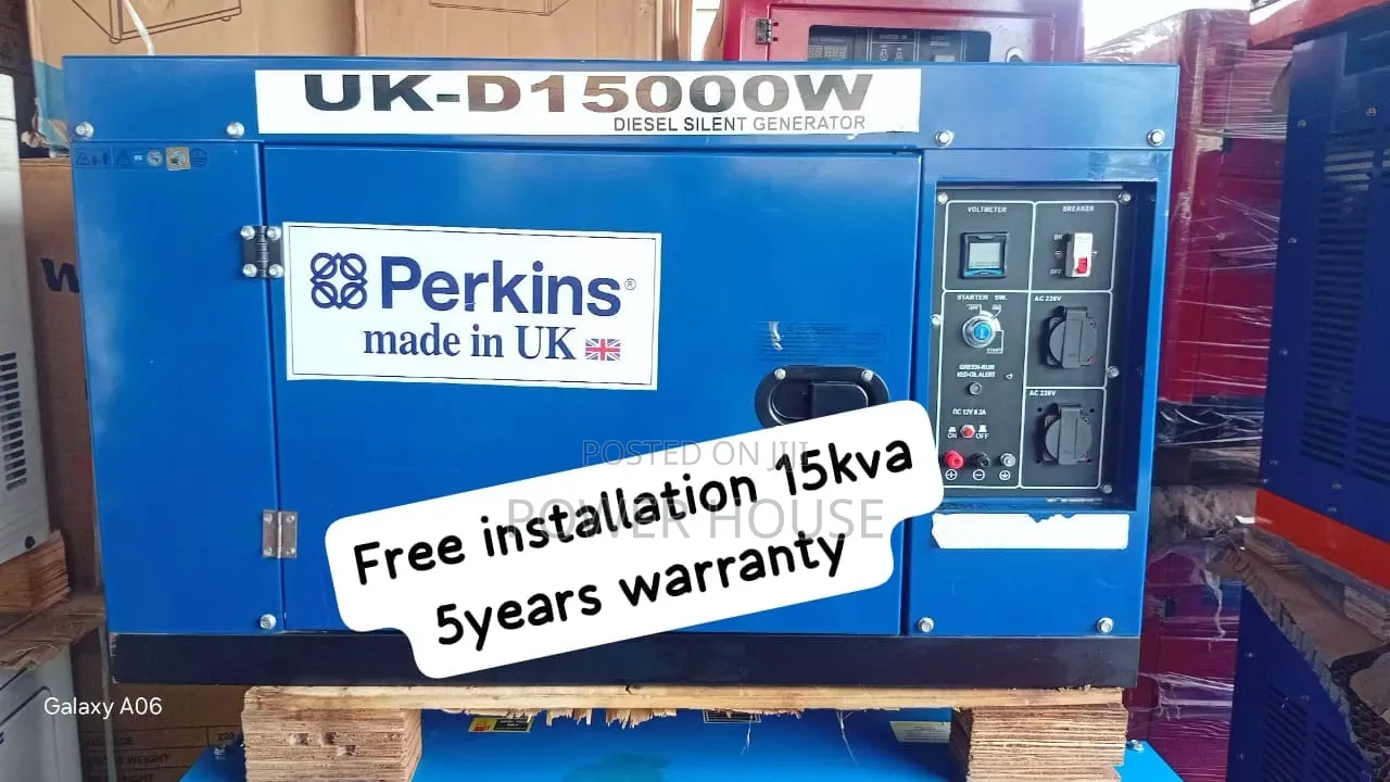 Brand New Perkins 15kva Diesel Generator – Heavy Duty Power for Home