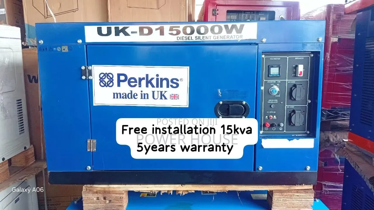 Brand New Perkins 15kva Diesel Generator – Heavy Duty Power for Home