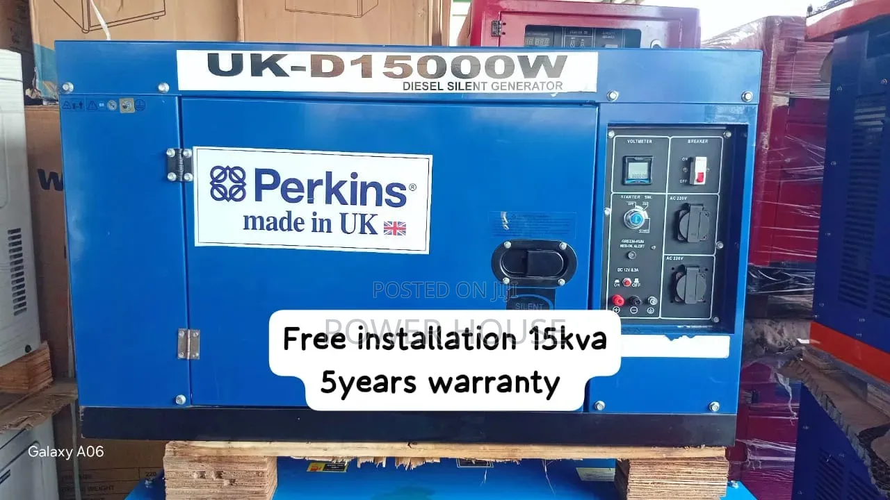 Perkins 15kva Heavy Duty Diesel Generator–Reliable Power Without 15kva