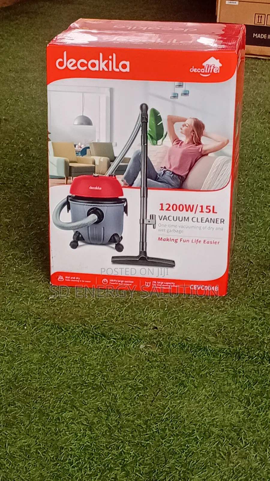 Decakila Dry Vacuum Cleaner for Home Cleaning