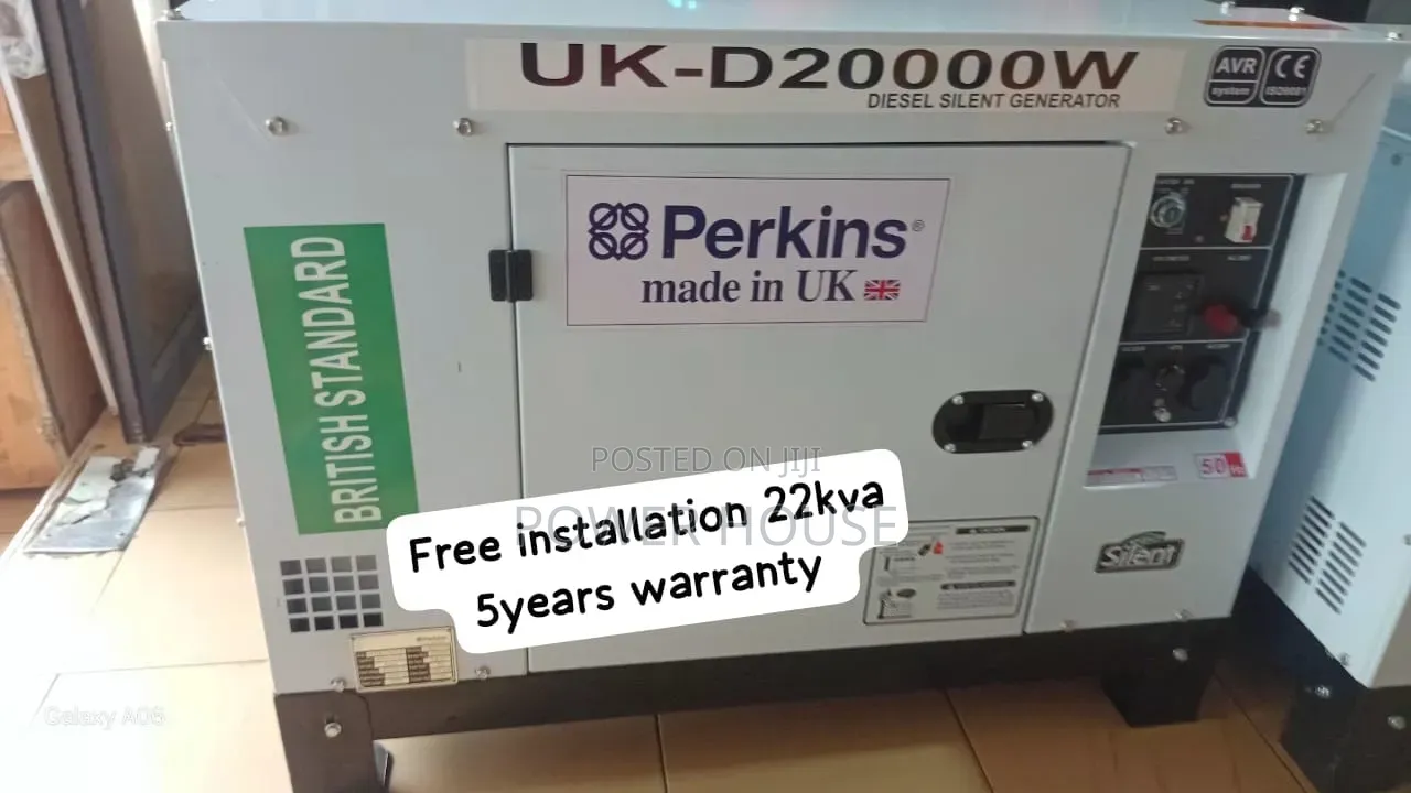Heavy Duty Perkins 22kva Generator –Strong, Reliable Available Today