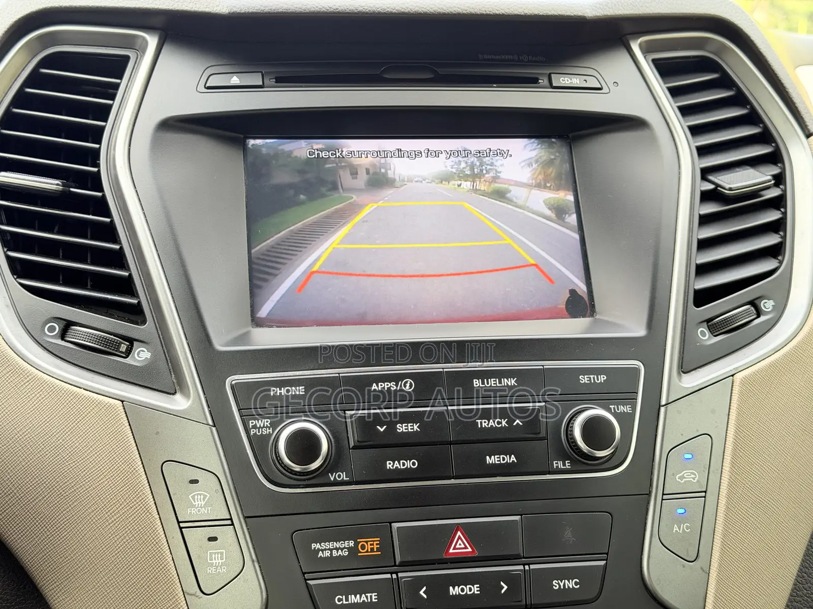 Hyundai Santa Fe SE AWD 2017 Burgundy