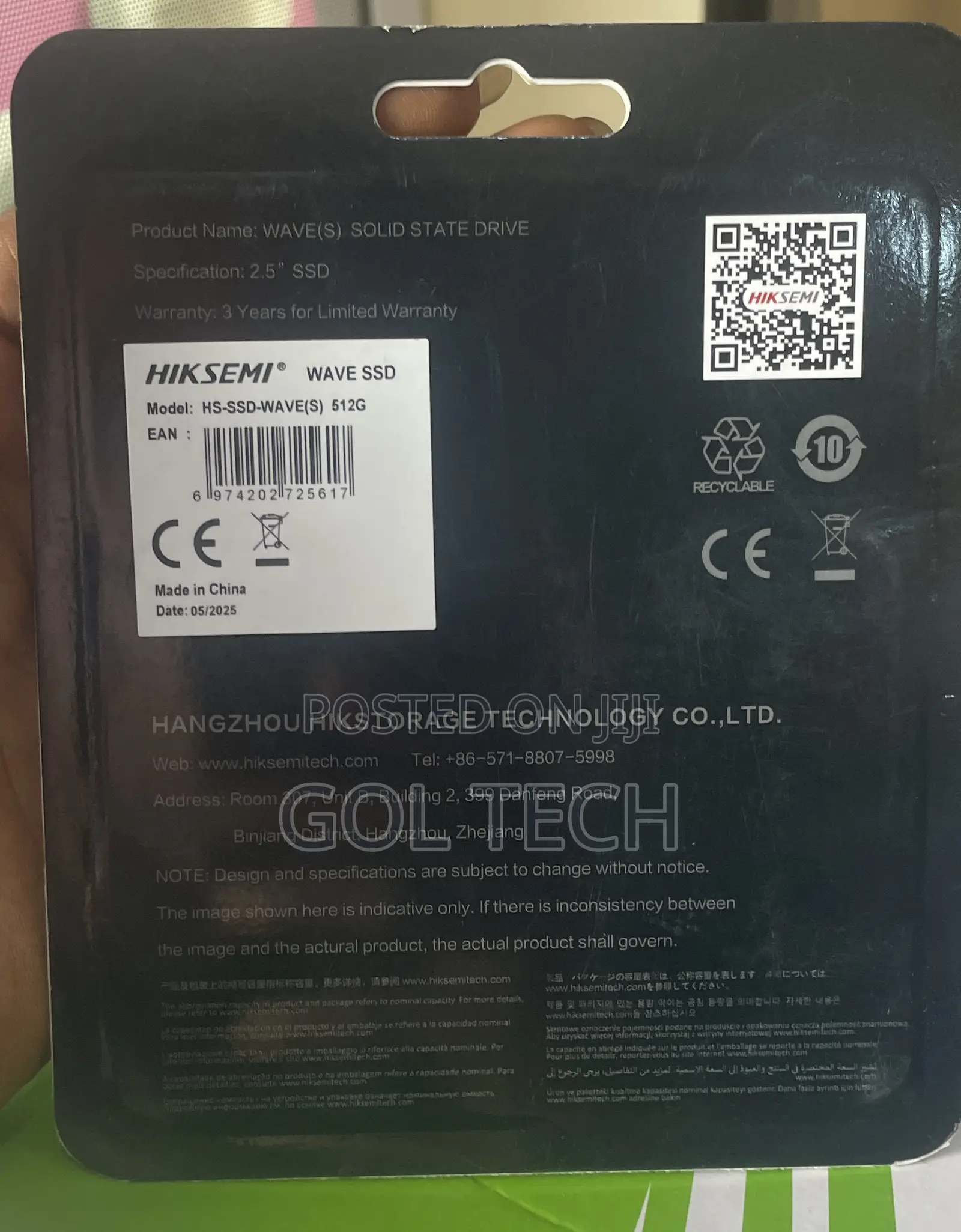 Hiksemi 512gb SSD Wave