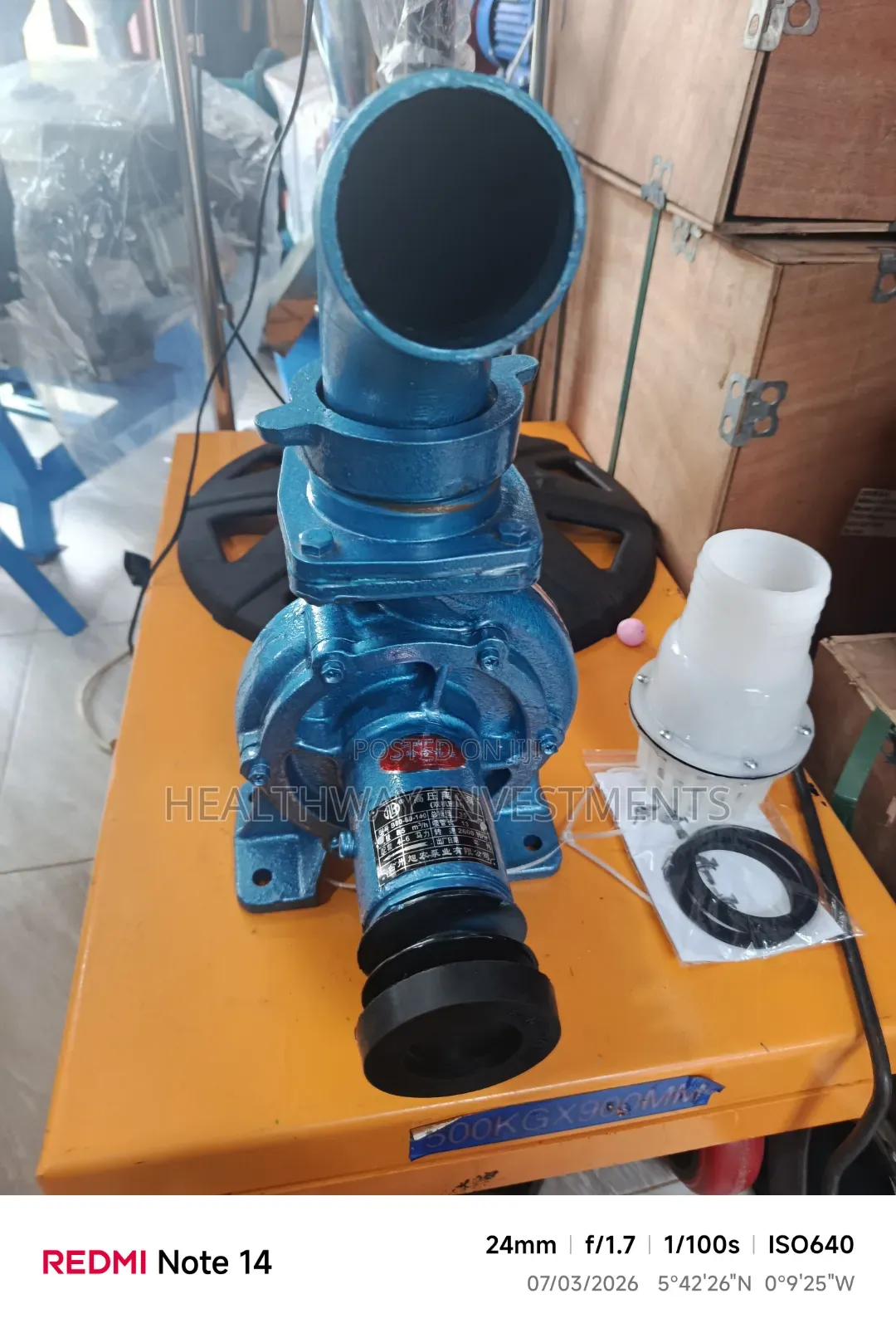 Irrigation Water Pump Model 80-80-140