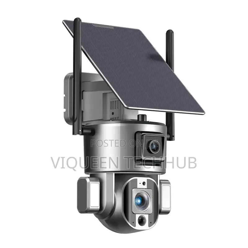 Dual Lense Linkage Ai Solar Battery Camera