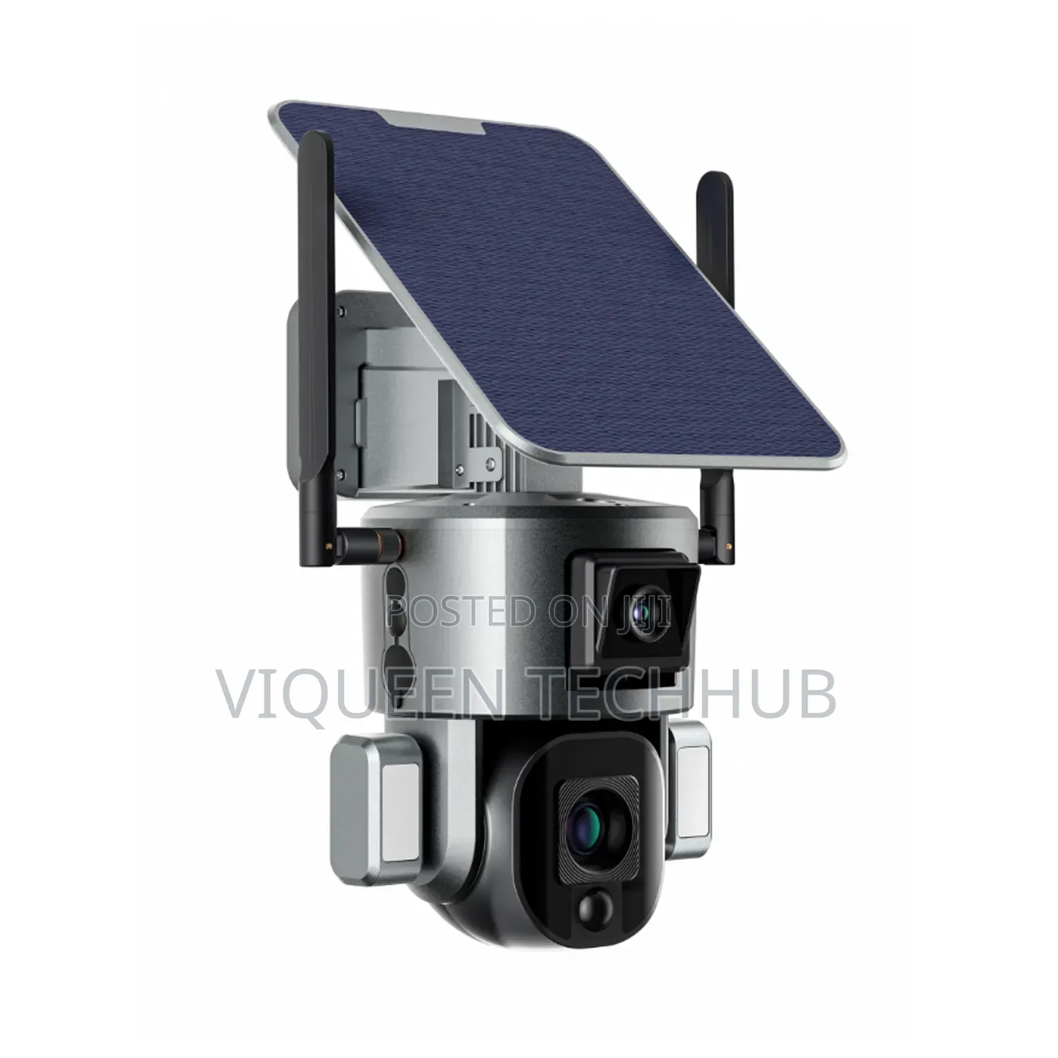 Dual Lense Linkage Ai Solar Battery Camera