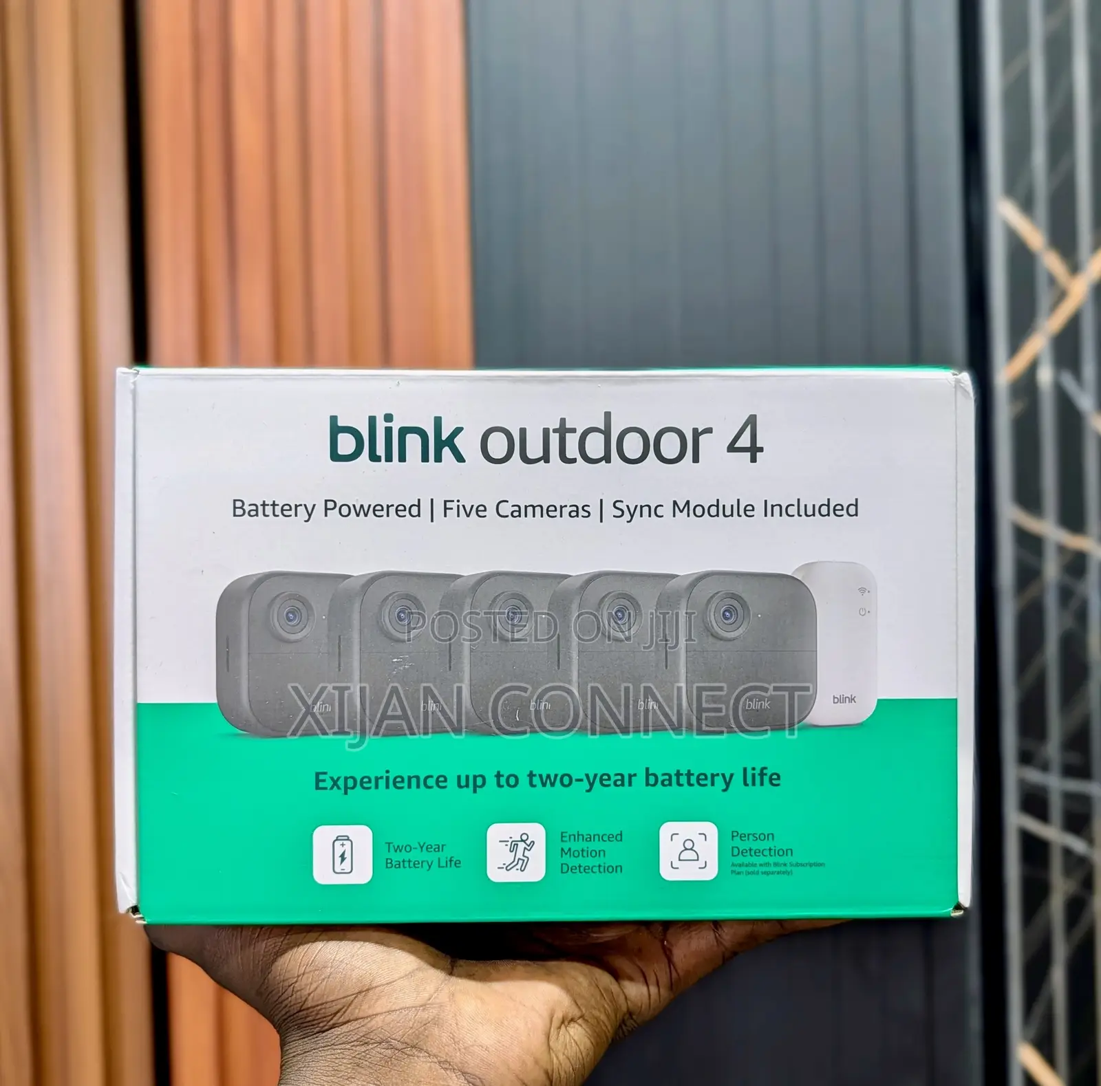 Full Home Security Set: Blink Outdoor 4 (5 Cameras) Video Doorbell