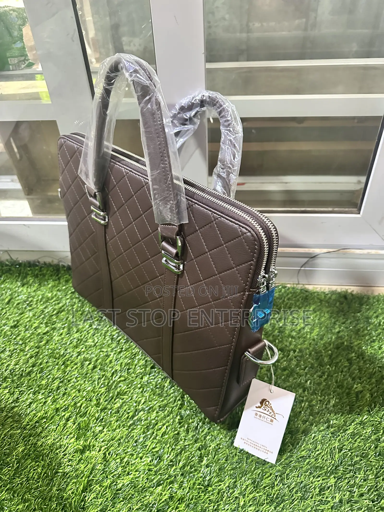 Quality and Classic Double Zipper Office and Laptop Bag