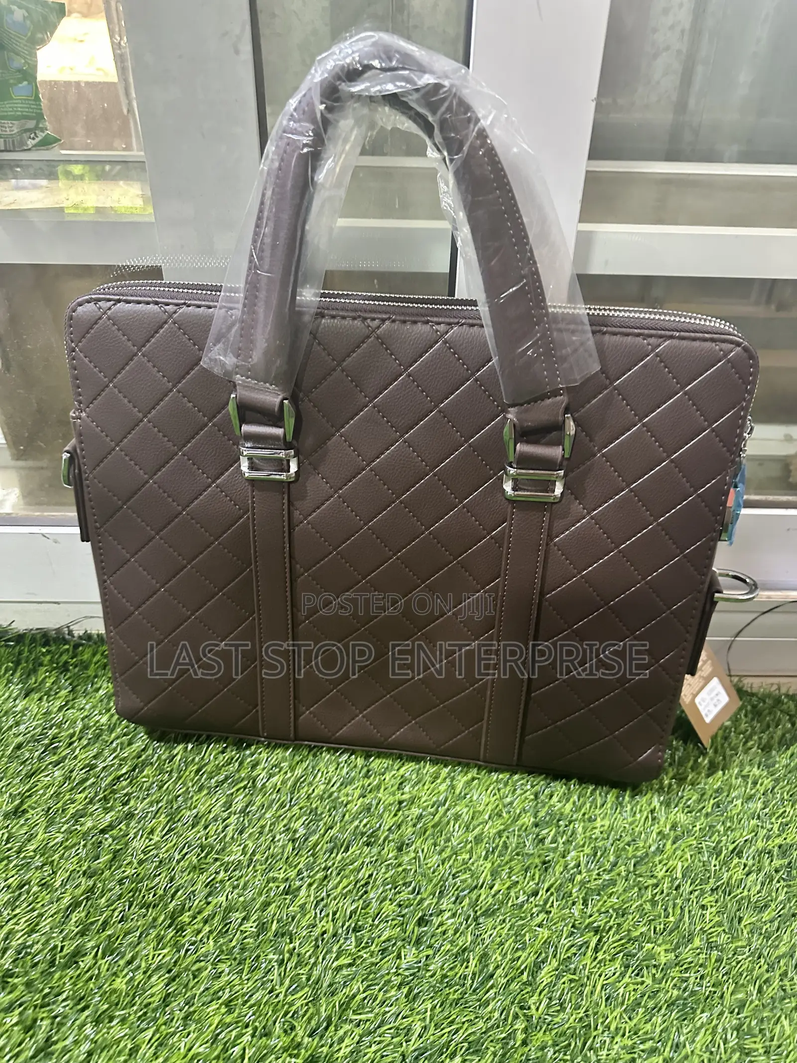 Quality and Classic Double Zipper Office and Laptop Bag