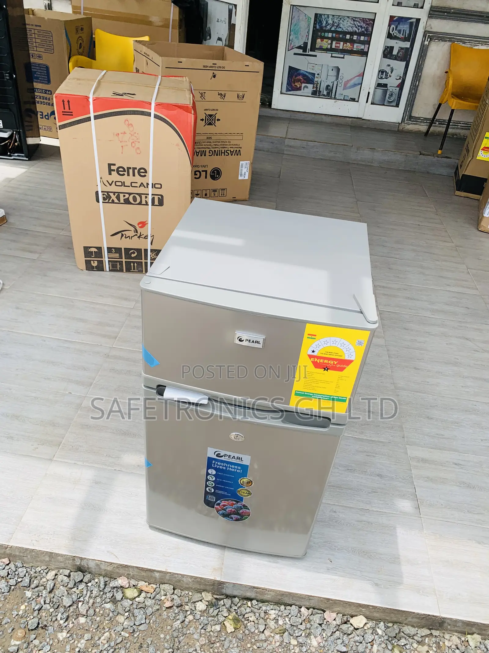 Unique Best Pearl Pf-235t Double-Door Table-Top Refrigerator