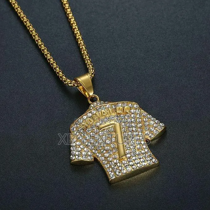 Cr 7 Titanium Steel Pendant Necklace