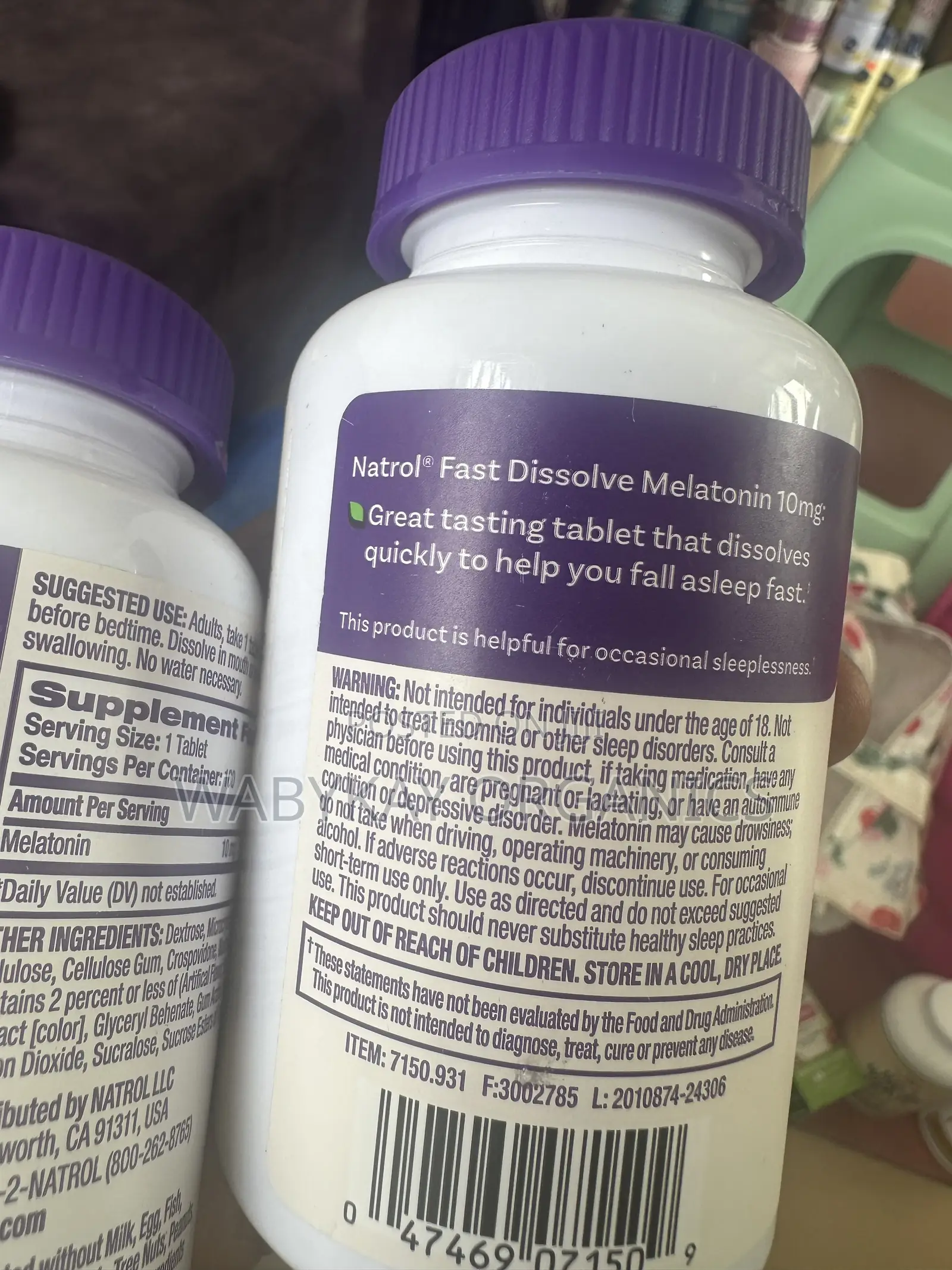 Natrol Fast Dissolve Melatonin