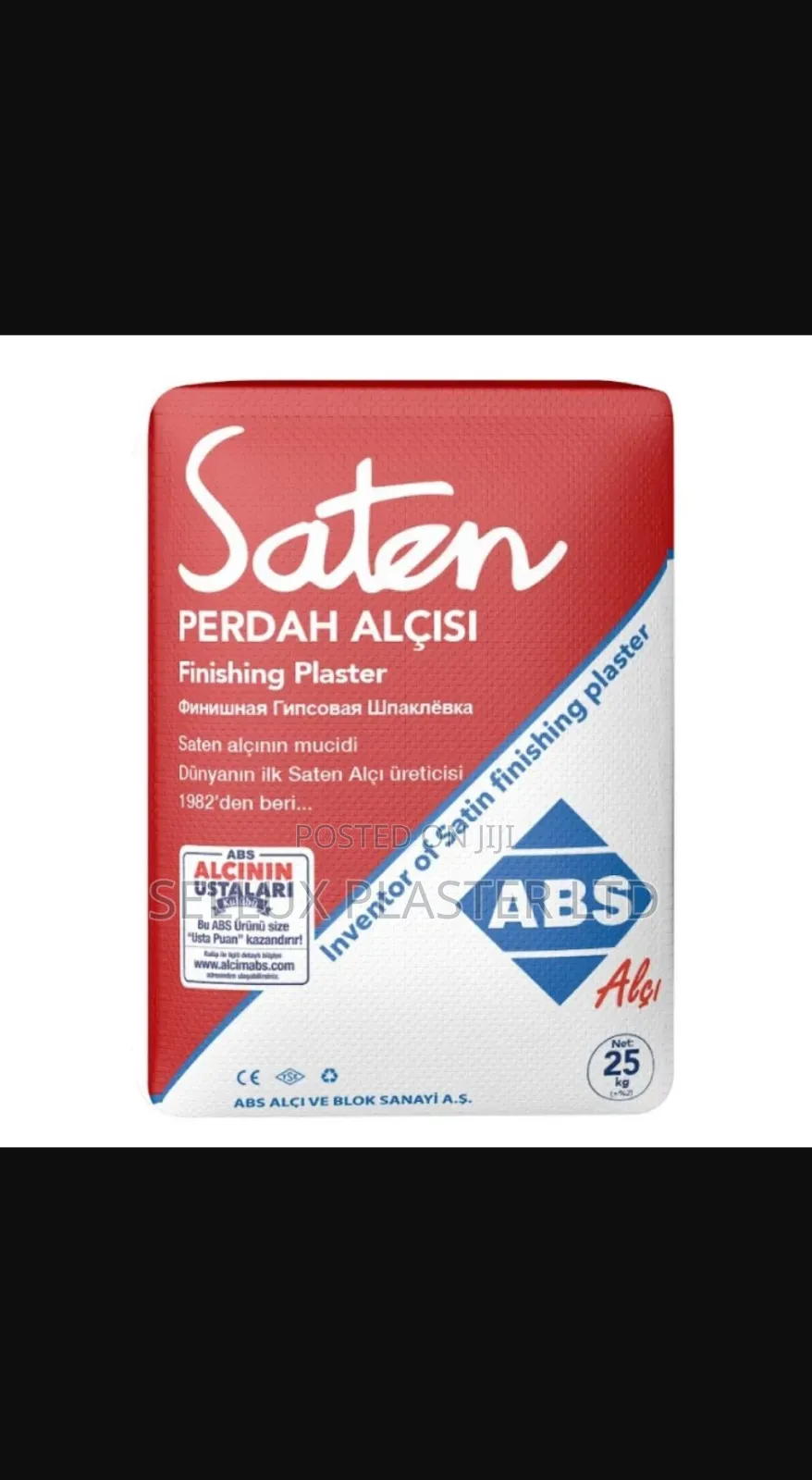 Abs Saten Skimming Powder for Plasterboard Joints and Corner Mould