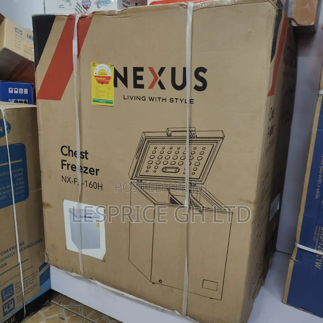 Super Efficient 145l Chest Freezer From Nexus