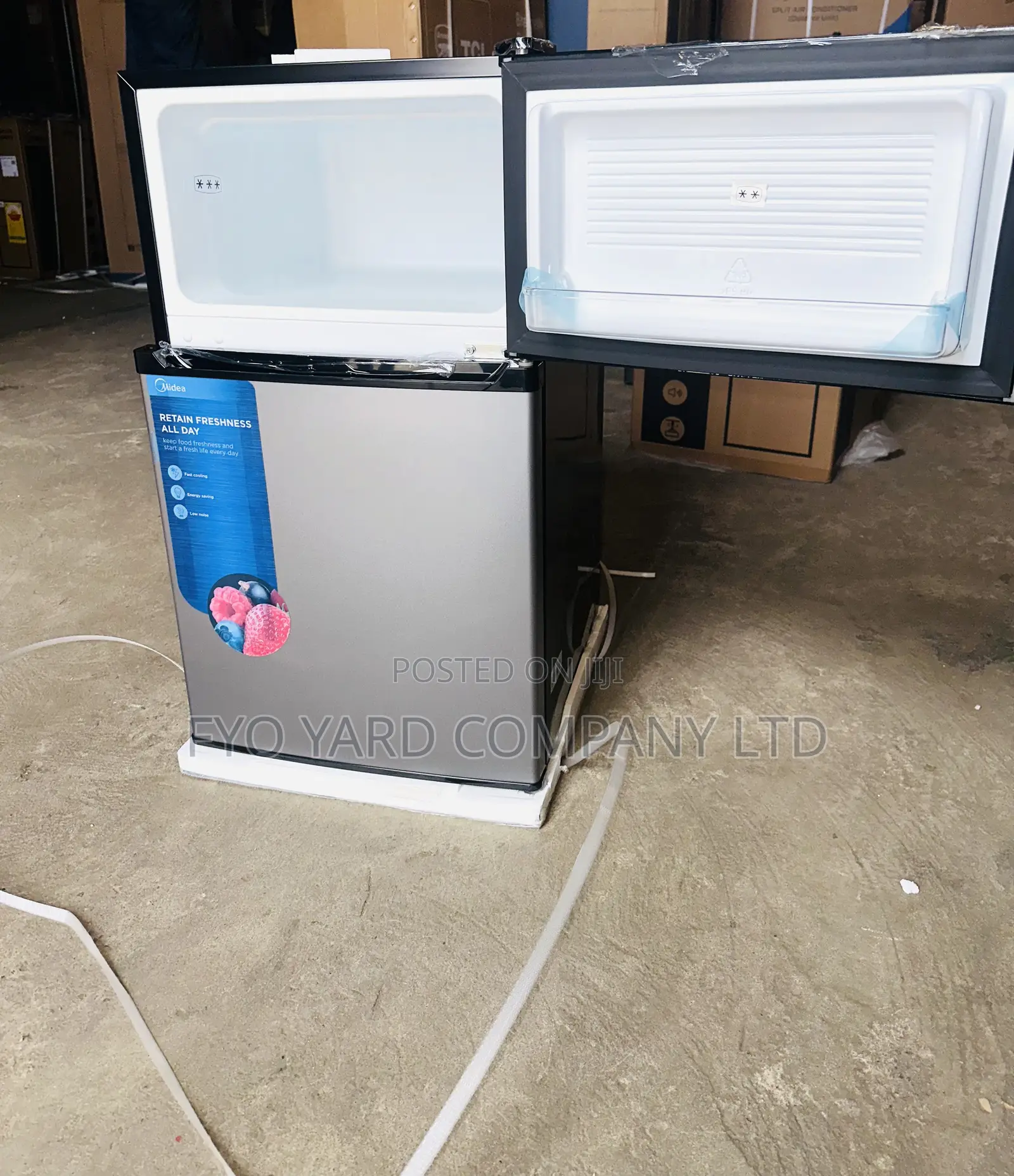 All Day Cooling Midea 87l Double Door Fridge Freezer