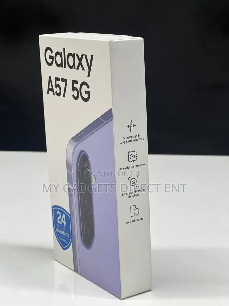 New Samsung Galaxy A57 256 GB Purple