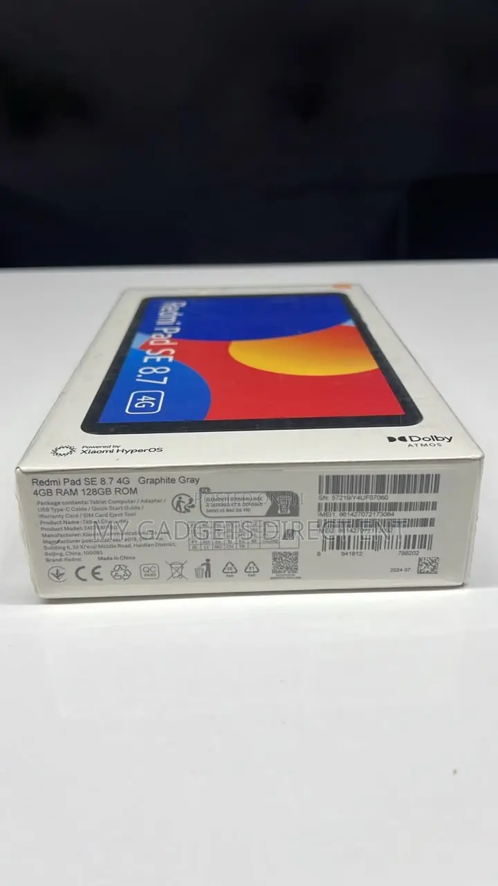 New Xiaomi Redmi Pad SE 8.7 128 GB Black