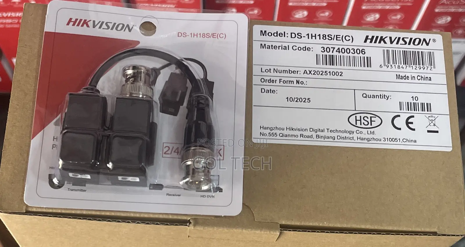 Hikvision Hd Video Balun - Ds-1h18s/E(c)