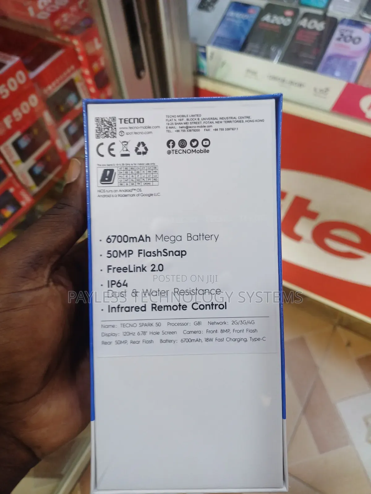 New Tecno Spark 50 128 GB