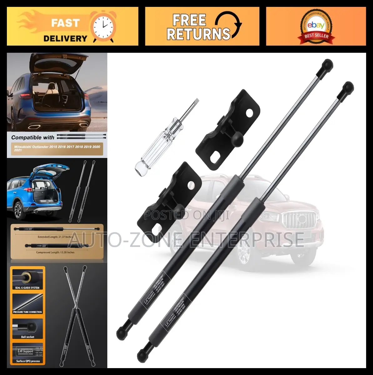 Mitsubishi Outlander 2022 2023 2024 2025 Electronic Boot Shocks
