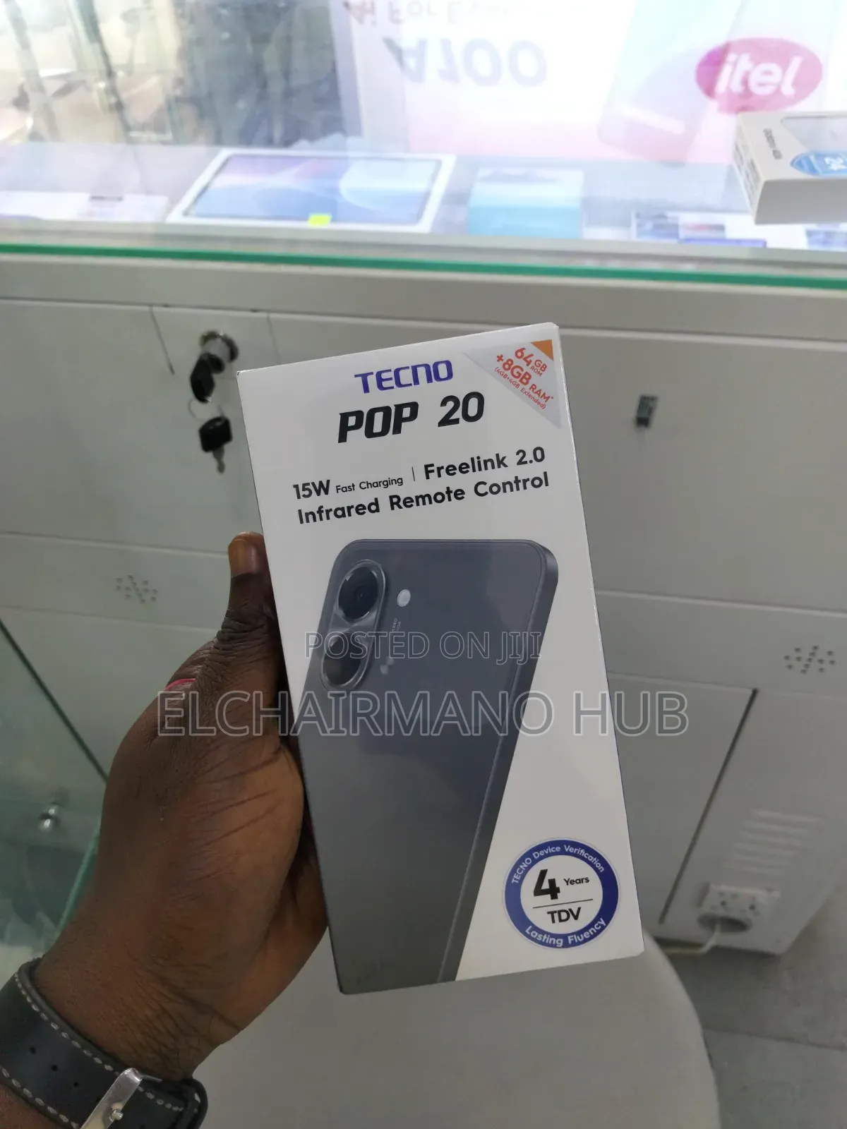 New Tecno Pop 20 64 GB Black