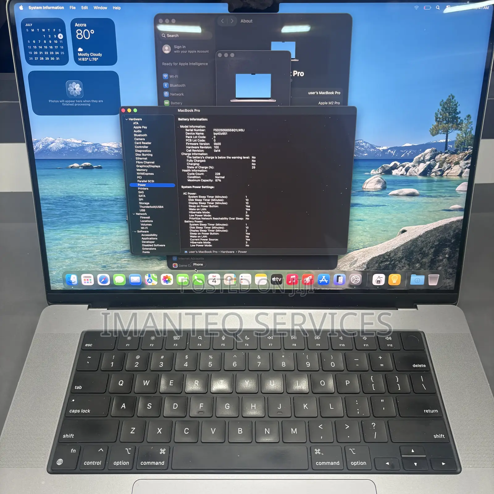 Laptop Apple MacBook Pro 2023 M2 16GB Apple M2 SSD 512GB