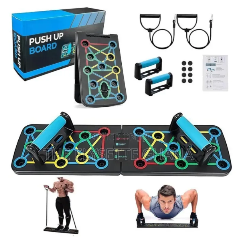 Pushup Board + Resistance Bands