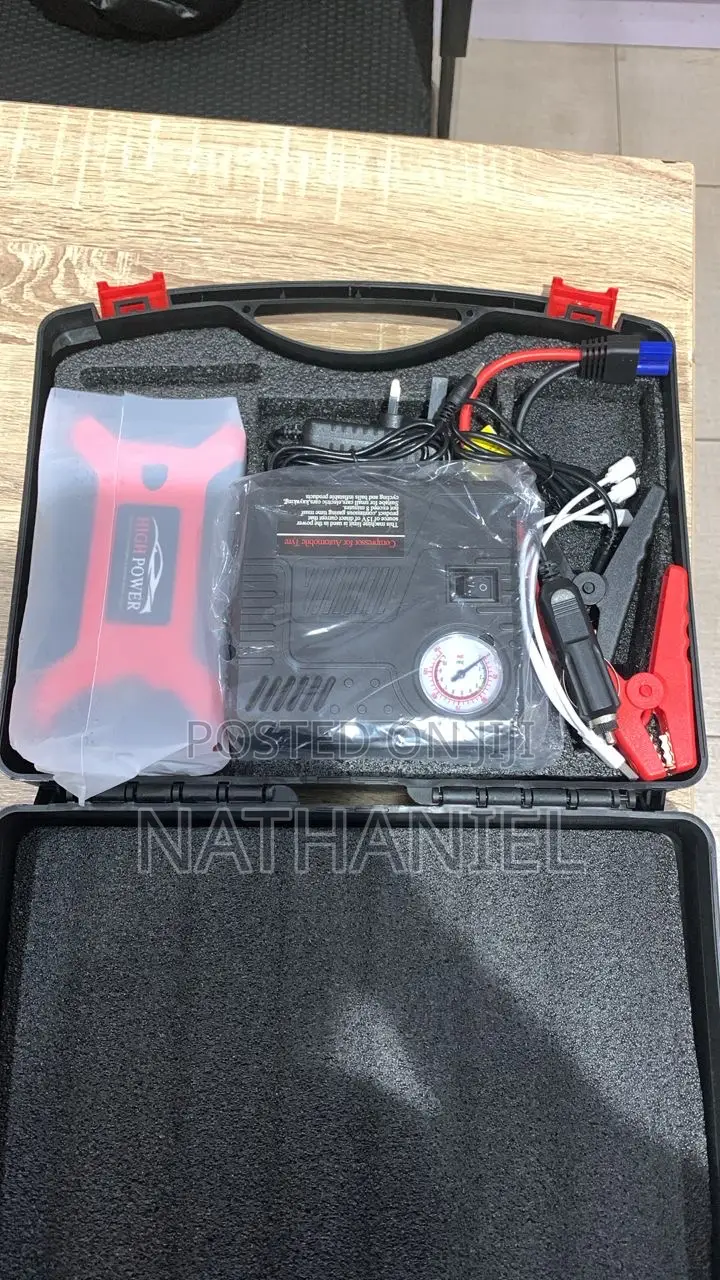 H-Power 4-in-1 Portable Car Jump Starter Tyre Inflator.