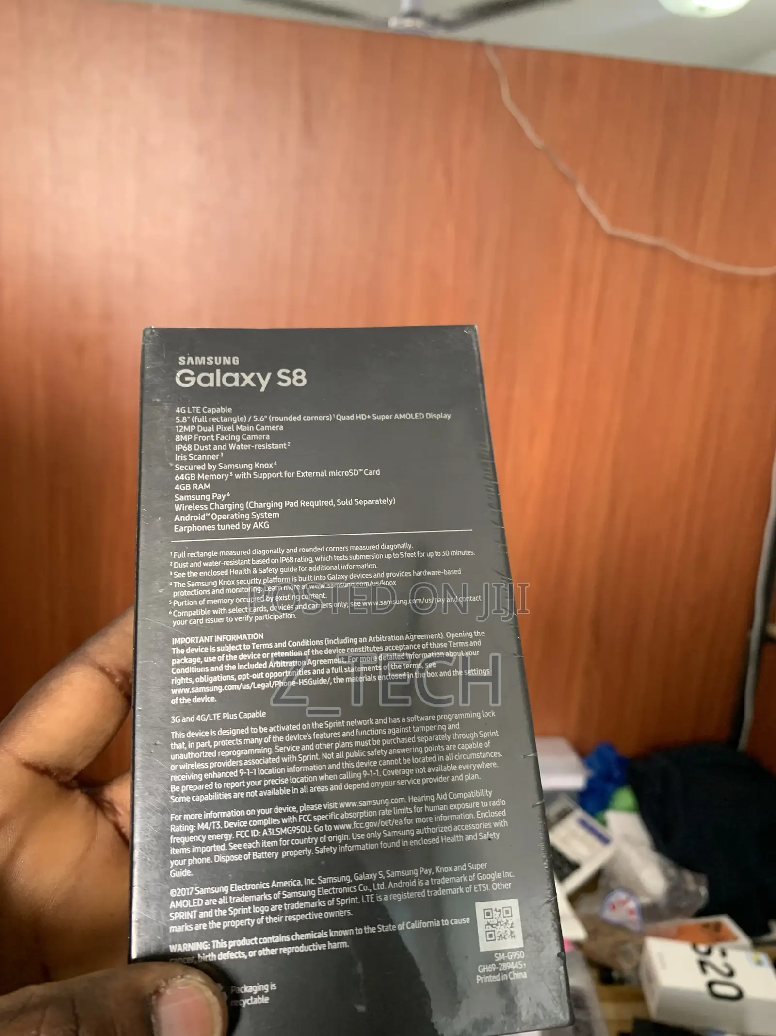 New Samsung Galaxy S8 64 GB Black