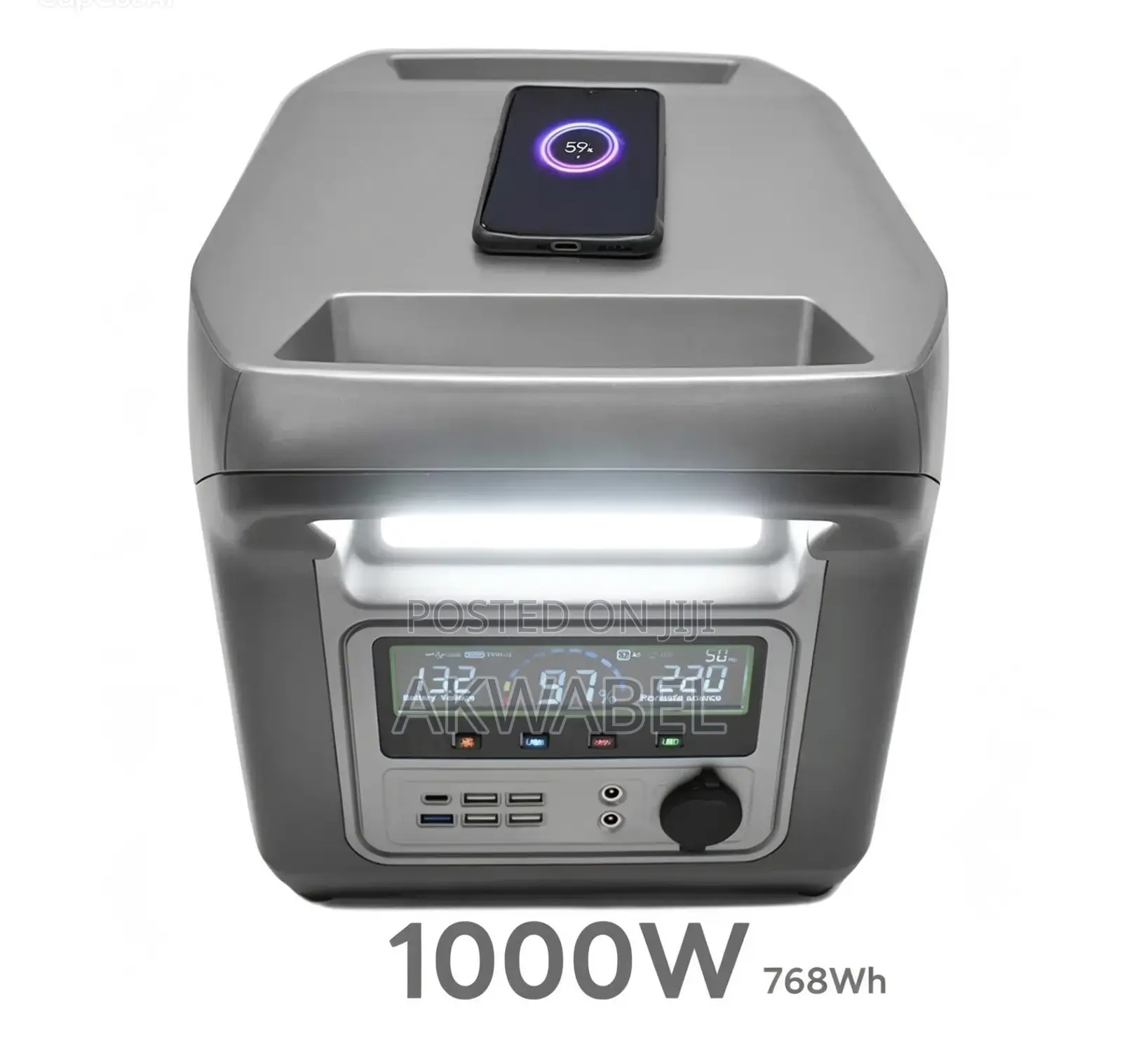 1000w Smart Portable Power Station With Wireless Charging