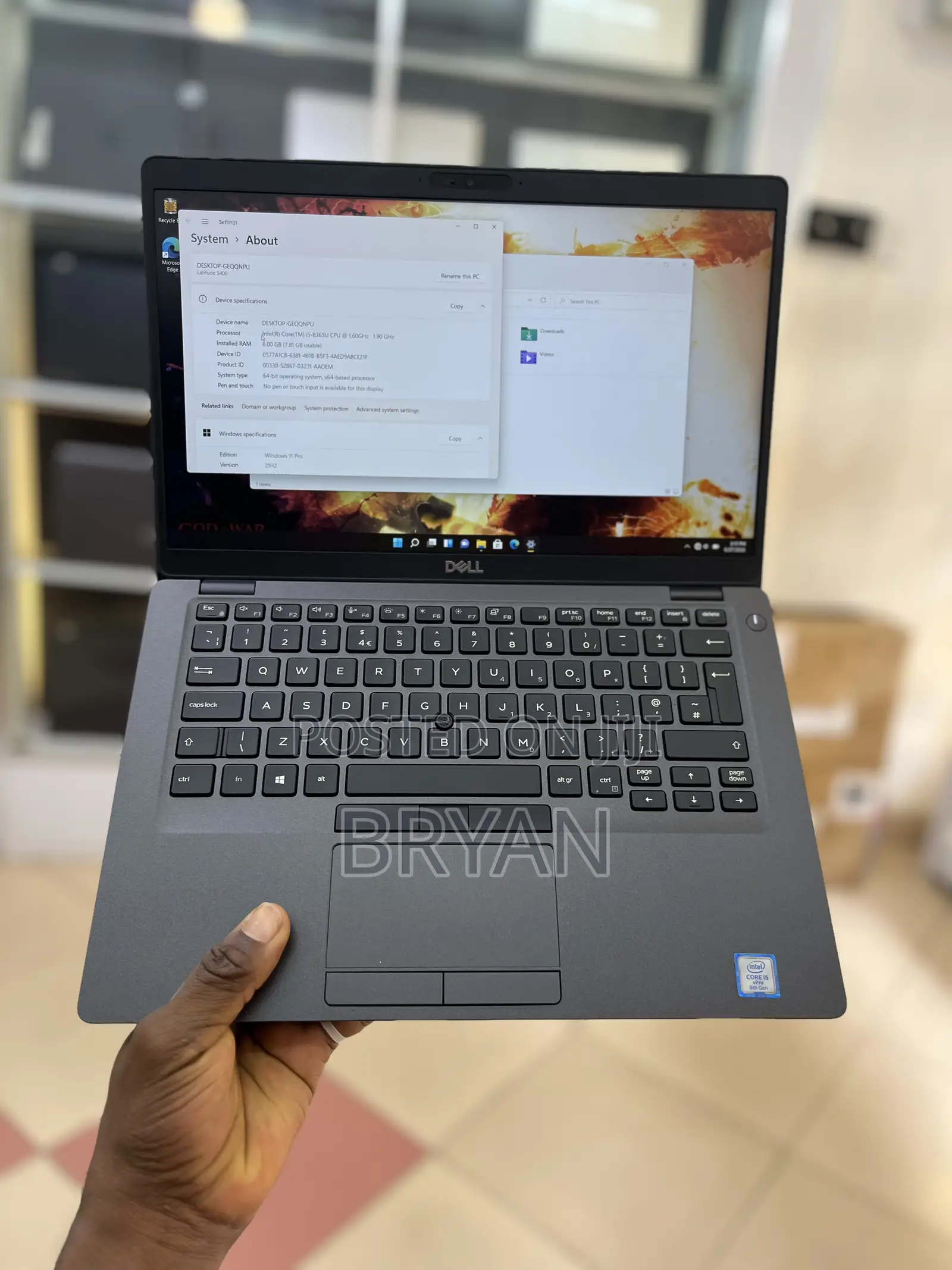 Laptop Dell Latitude 5400 8GB Intel Core i5 SSD 256GB