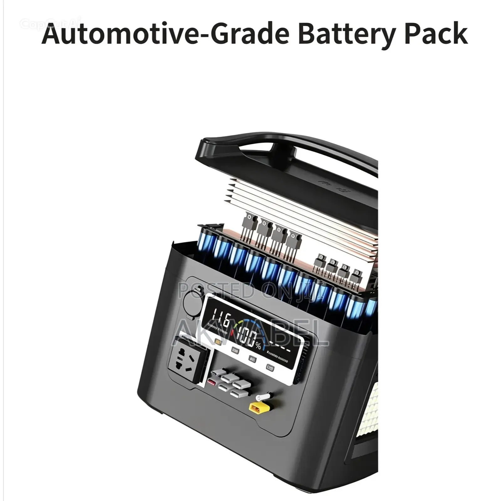 640w Portable Power Station 50ah Lifepo4 Battery Ac/Usb Outlet