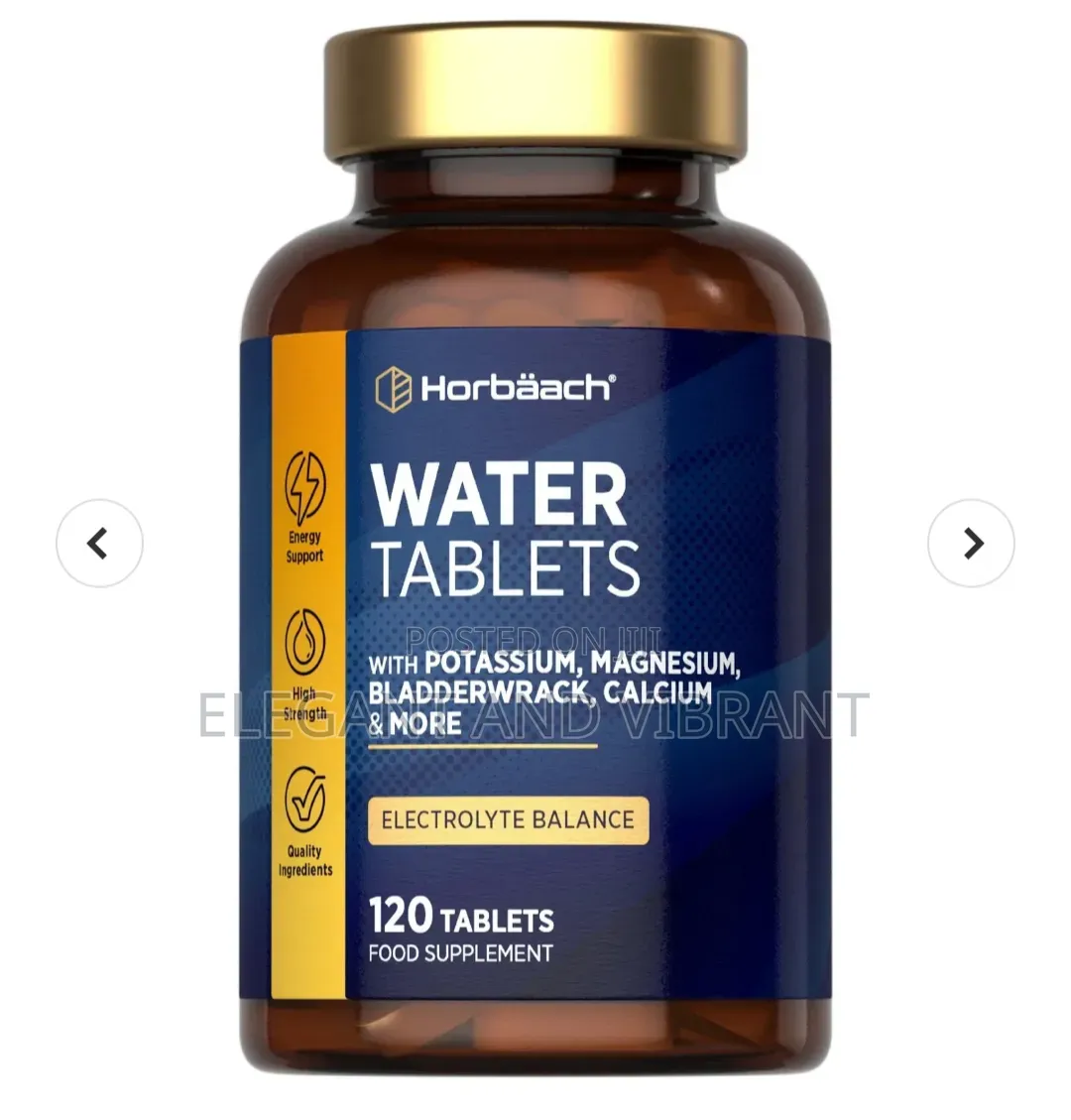Water Tablets | Electrolyte Balance | 120 Tablets 1
