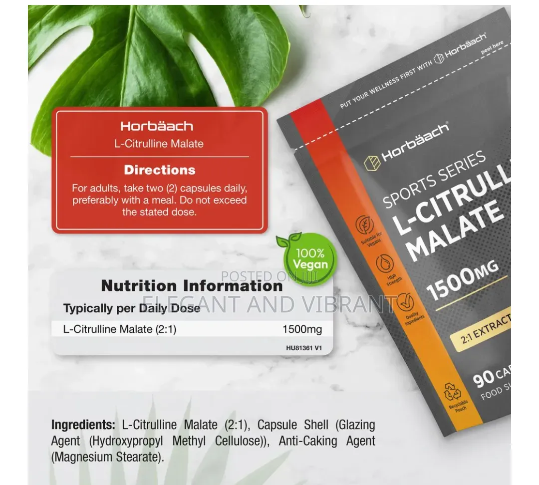 L-Citrulline Malate 1500 Mg | 90 Capsules
