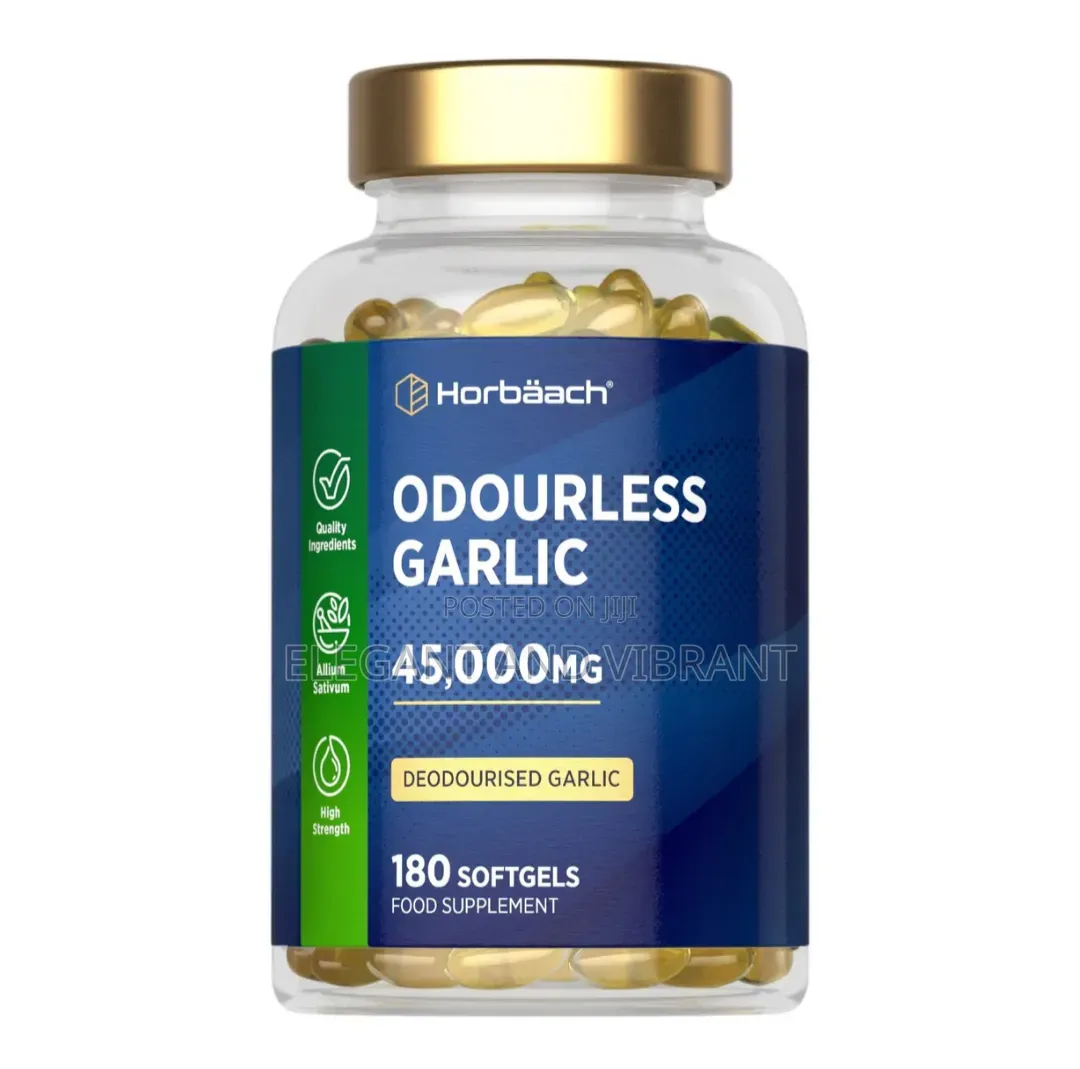 Odourless Garlic 45,000 Mg | 180 Softgels