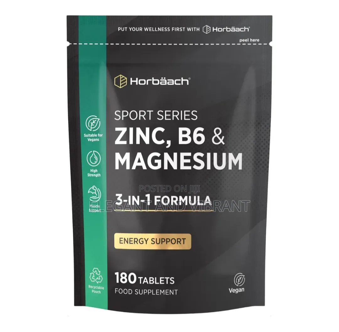 Zinc, Magnesium and Vitamin B6 | 180 Tablets