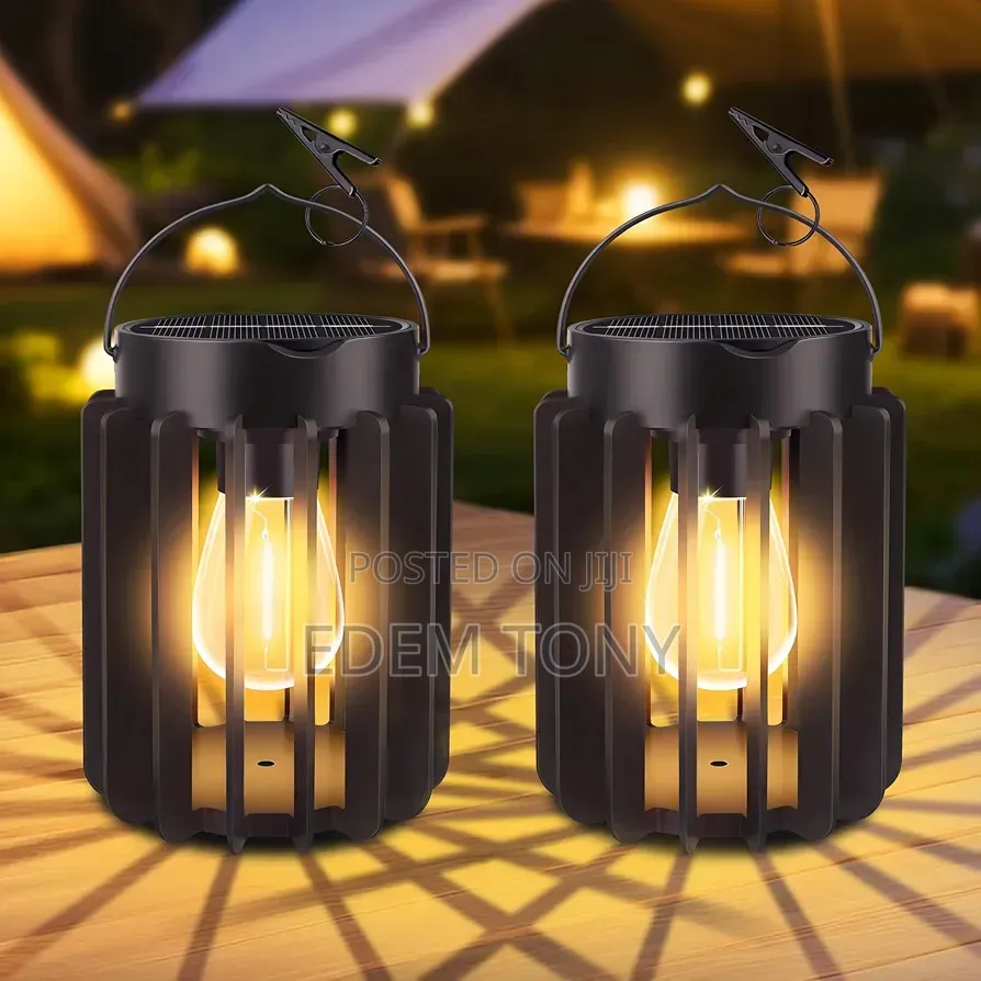 Outdoor Solar Lantern- 2pack