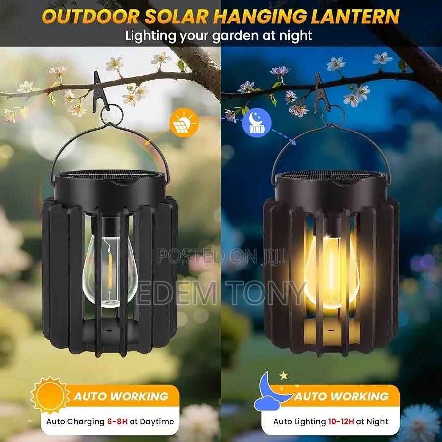 Outdoor Solar Lantern- 2pack