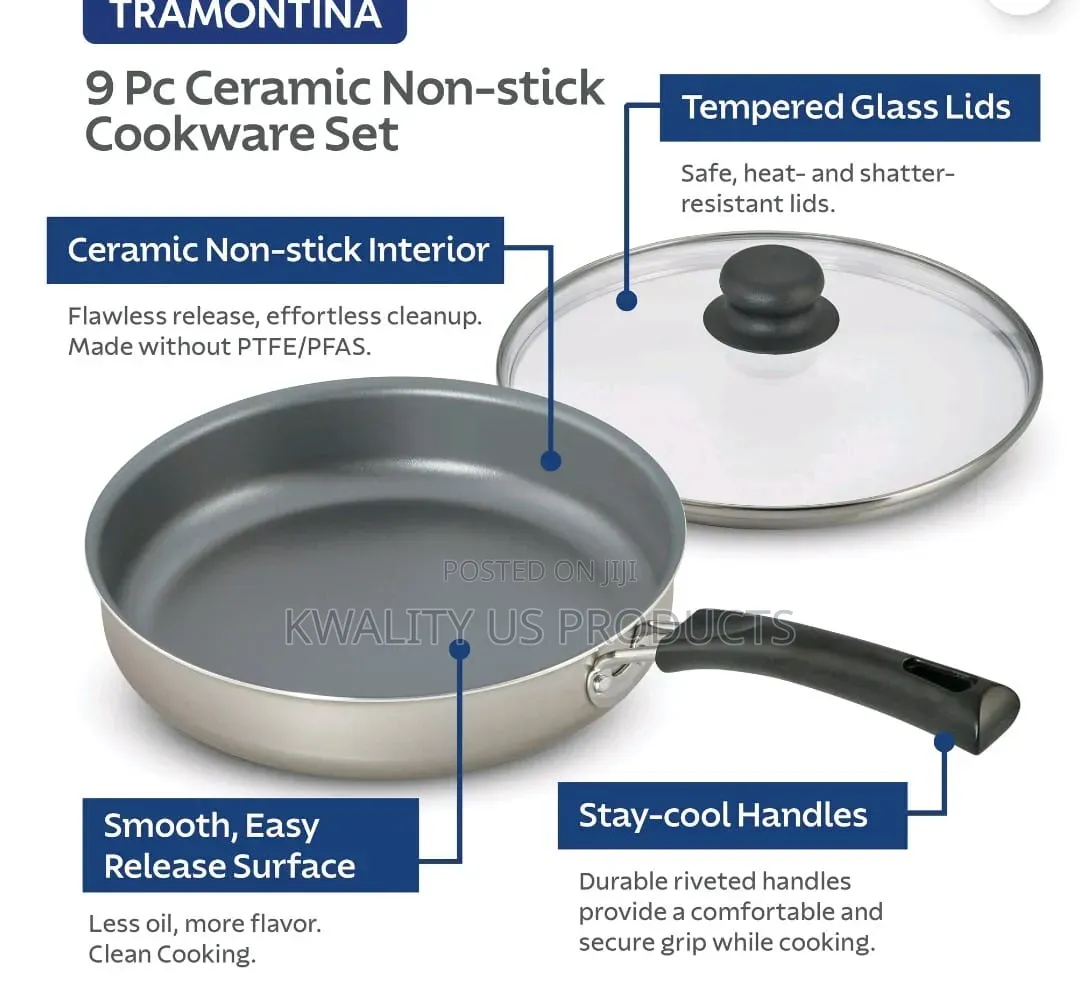 Tramontina 9-Piece Non-Stick Cookware Set
